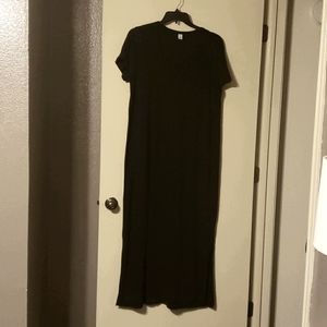 Old Navy black maxi dress TALL